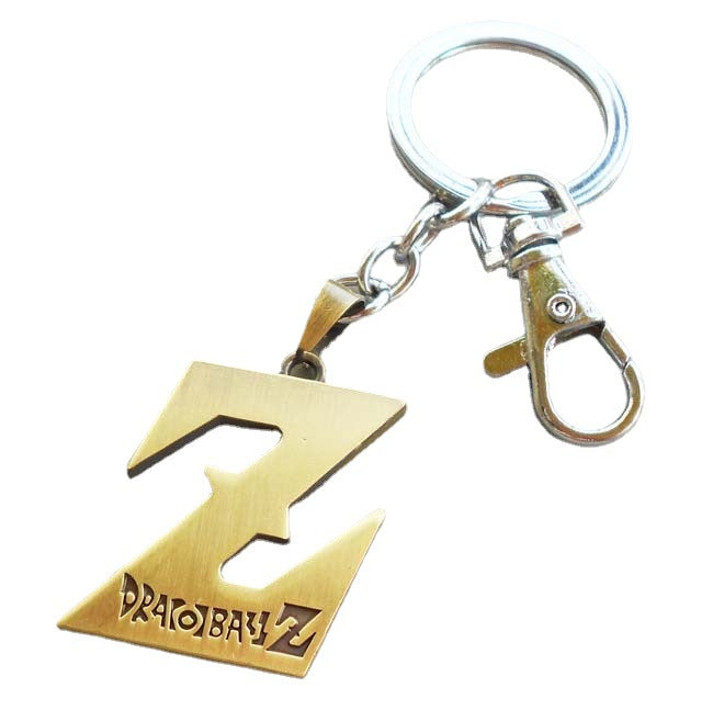 Unisex Anime Peripheral Hardware Z Letter Keychain Necklace