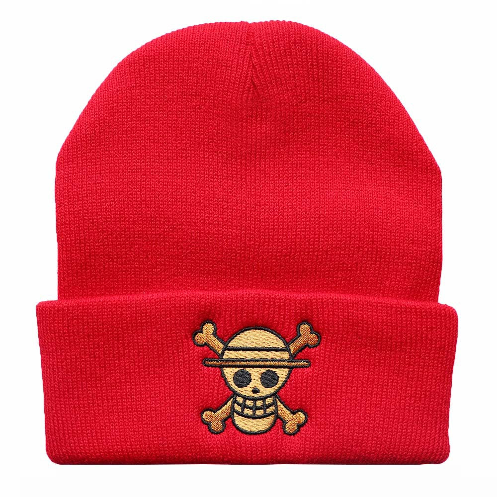 Unisex Pirate One Piece Anime Warm Knitted Hat