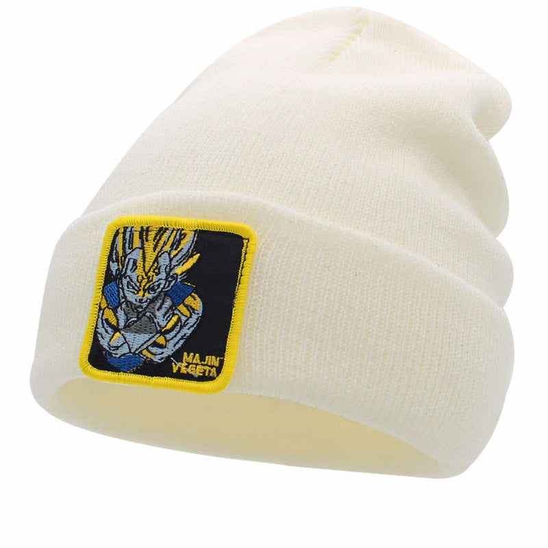 Unisex Cartoon Warm Label Wool Hat