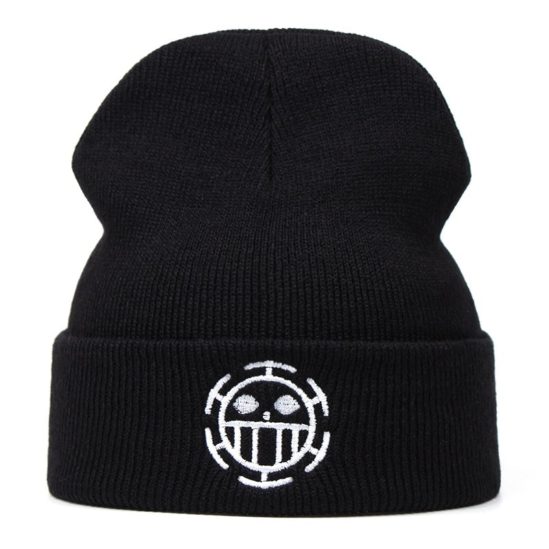 Unisex Pirate One Piece Anime Warm Knitted Hat
