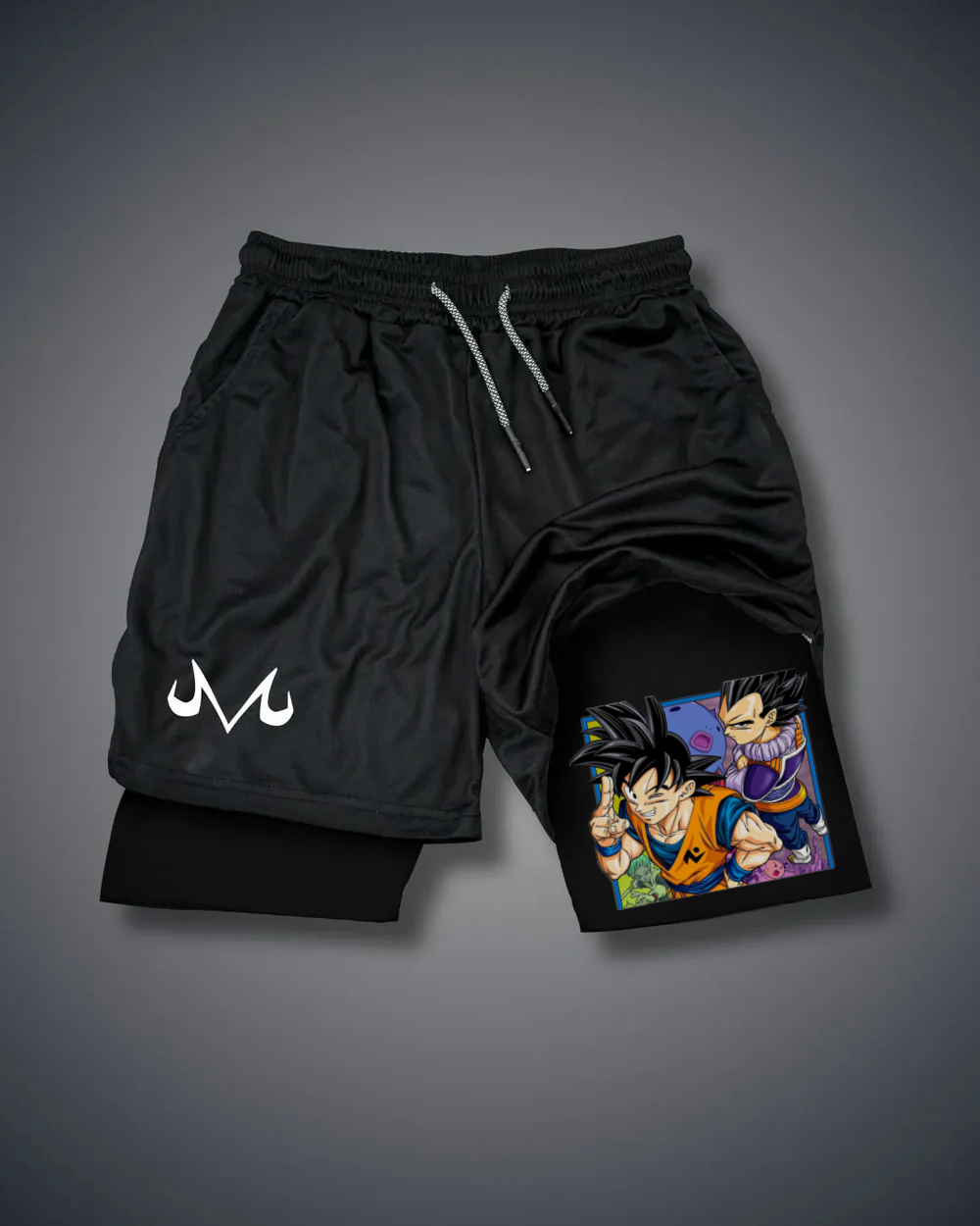 Dragon Ball Z Goku & Vegeta Force Shorts