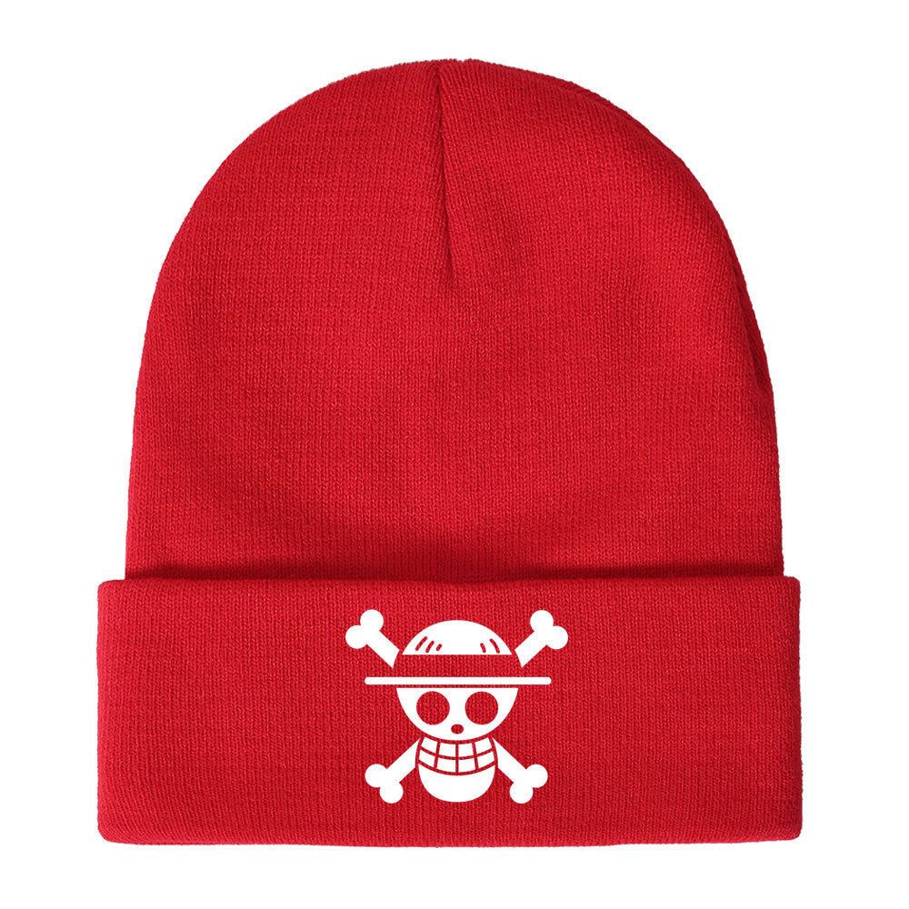 Unisex Straw Hat Anime Casual Warm Beanie