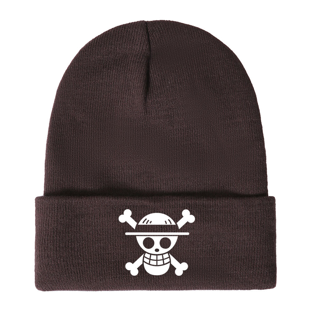 Unisex Straw Hat Anime Casual Warm Beanie