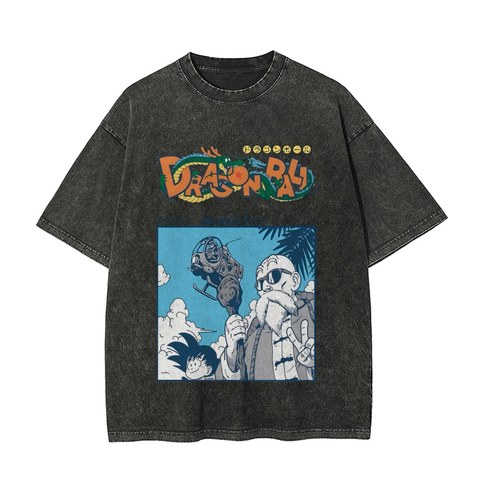 MASTER ROSHI Vintage Oversized T-Shirt | DRAGON BALL SUPER