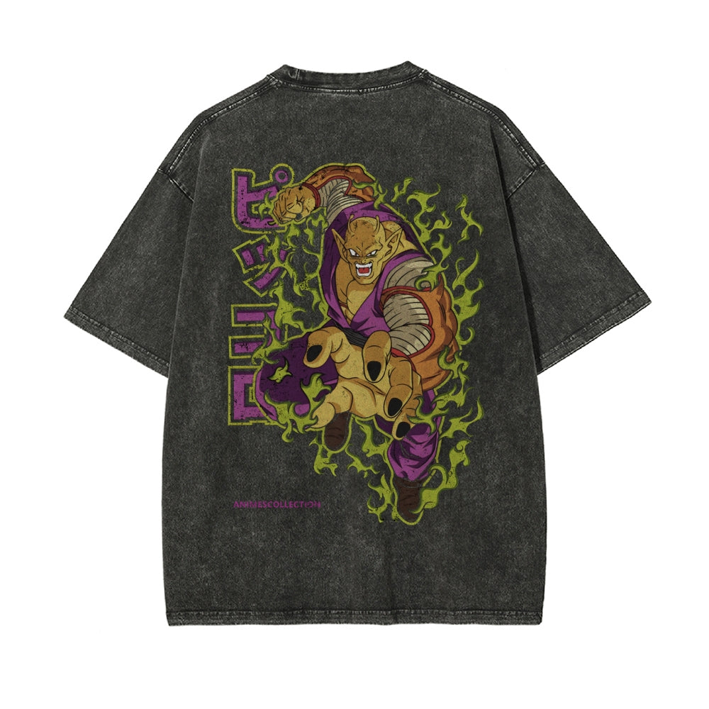 Orange Piccolo Vintage T-shirt | Dragon Ball Super