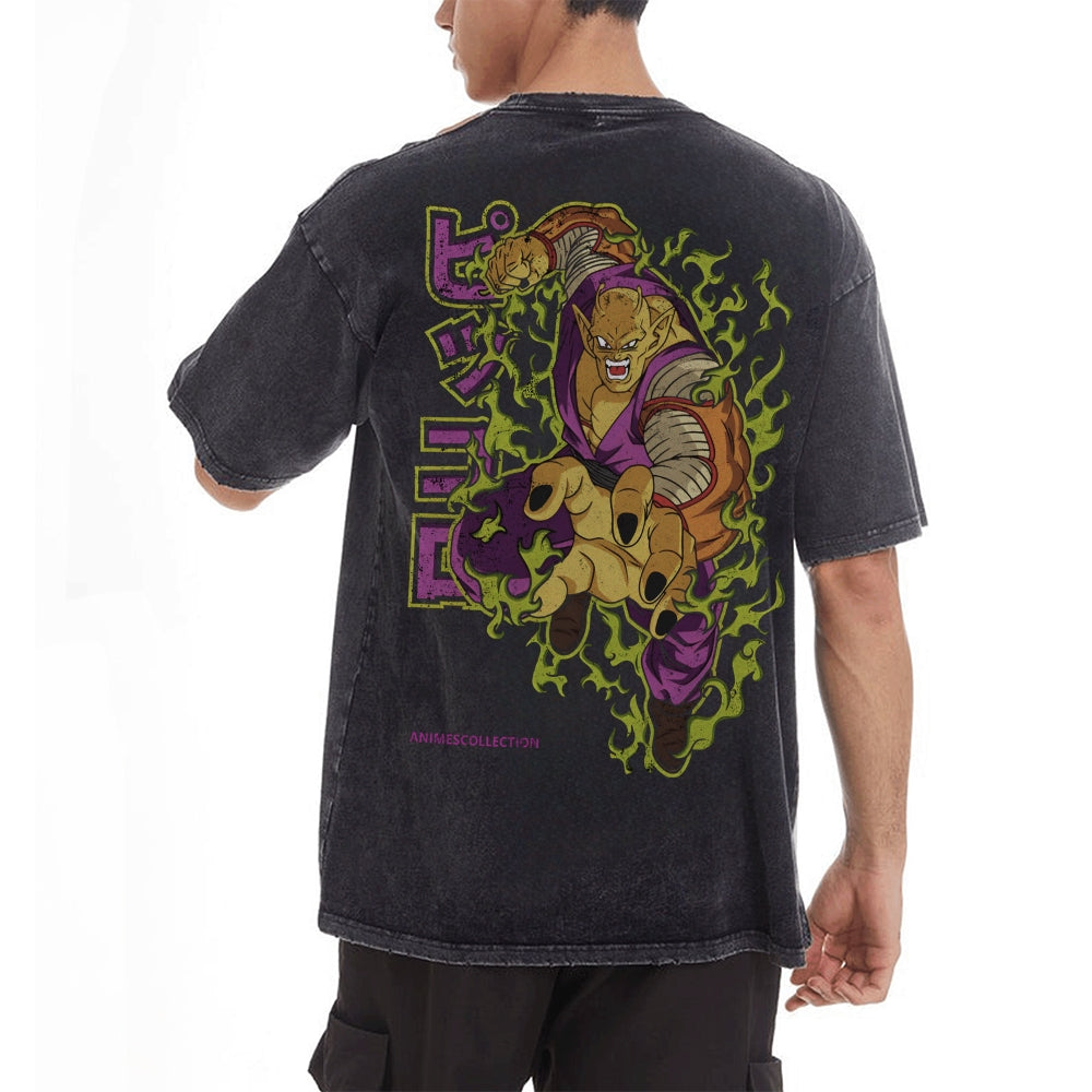 Orange Piccolo Vintage T-shirt | Dragon Ball Super