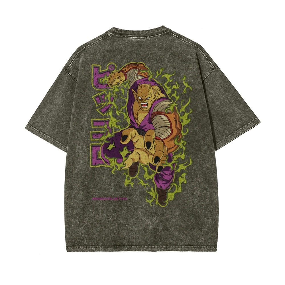 Orange Piccolo Vintage T-shirt | Dragon Ball Super