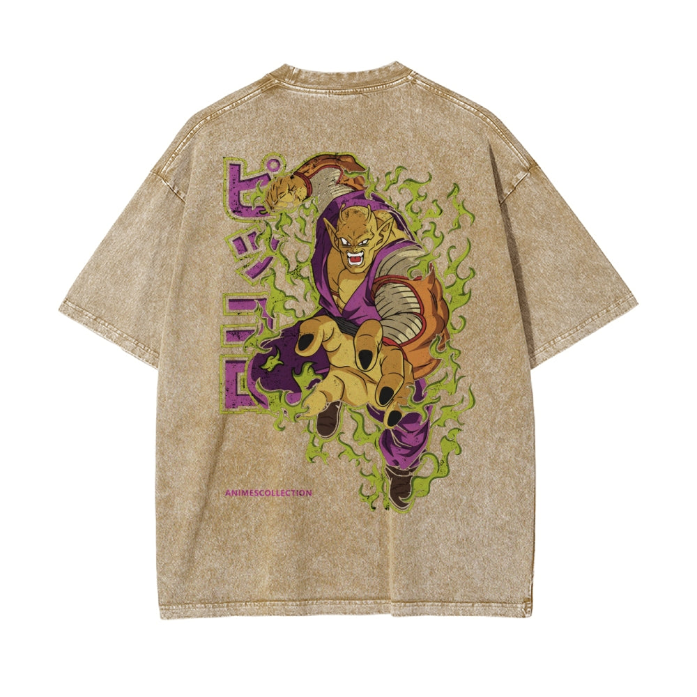Orange Piccolo Vintage T-shirt | Dragon Ball Super