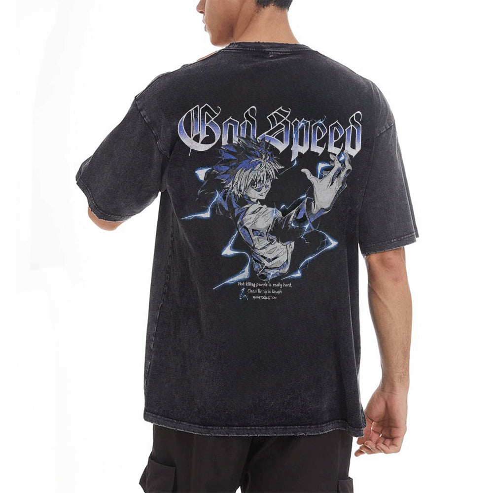 Killua Vintage T-Shirt | Hunter x Hunter