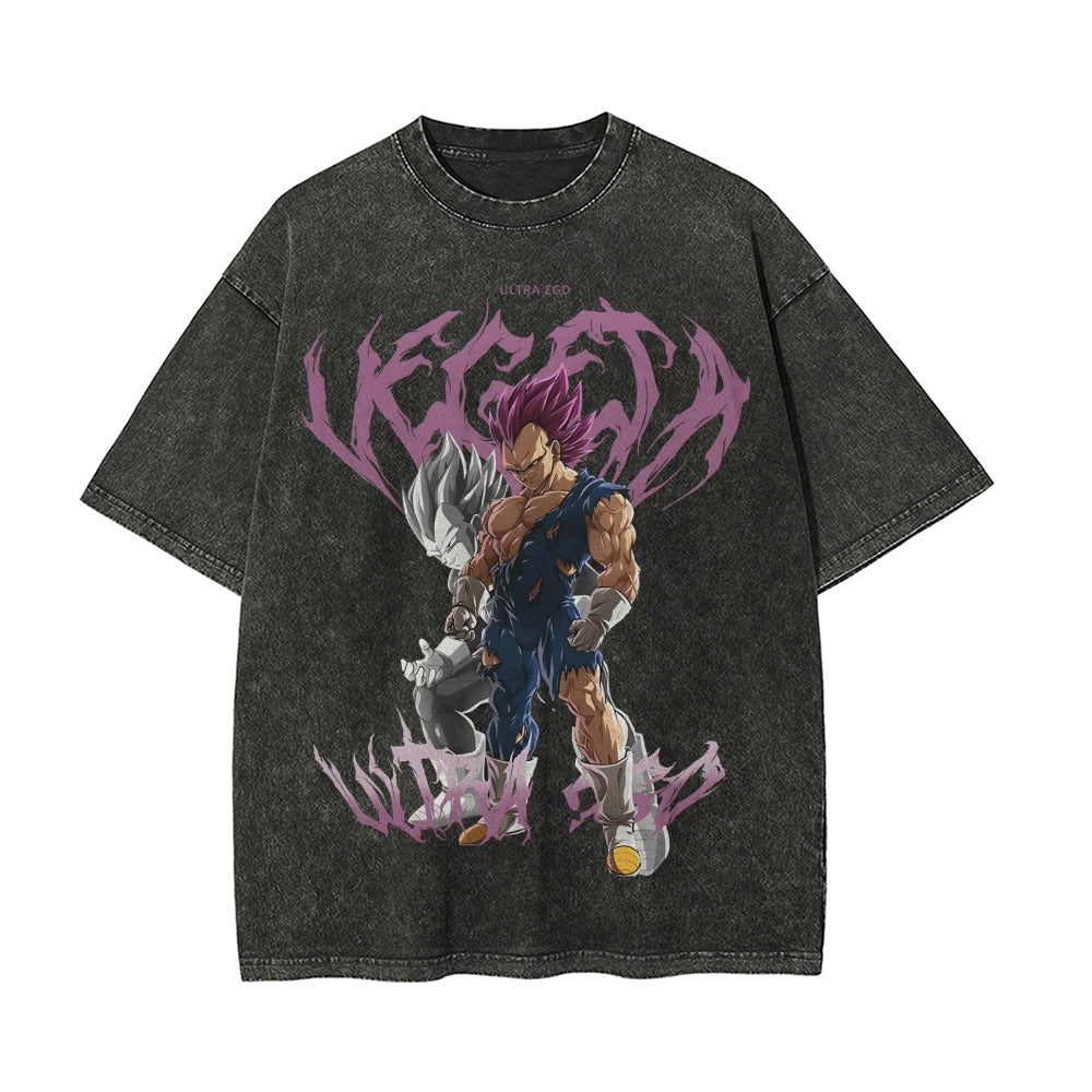 VEGETA ULTRA EGO VINTAGE T-Shirt | Dragon Ball Super