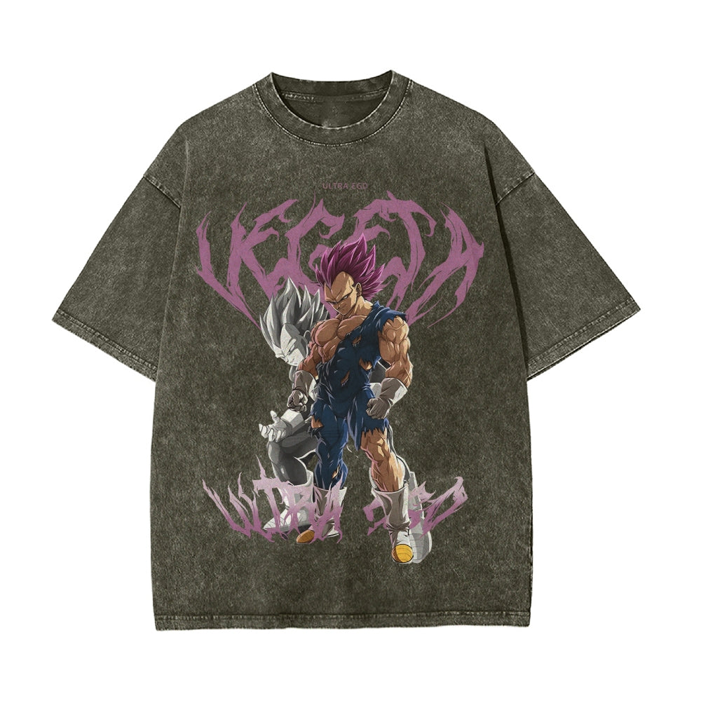 VEGETA ULTRA EGO VINTAGE T-Shirt | Dragon Ball Super