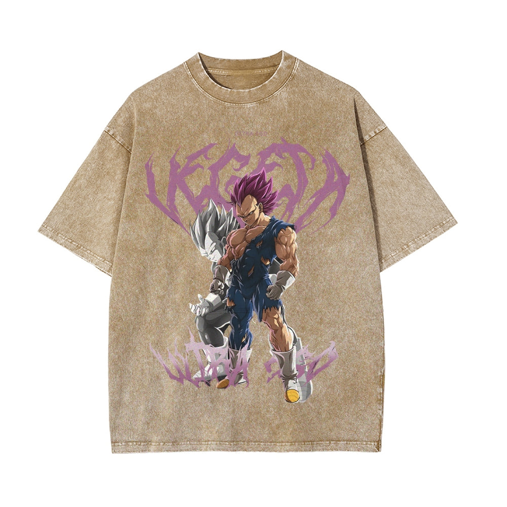 VEGETA ULTRA EGO VINTAGE T-Shirt | Dragon Ball Super