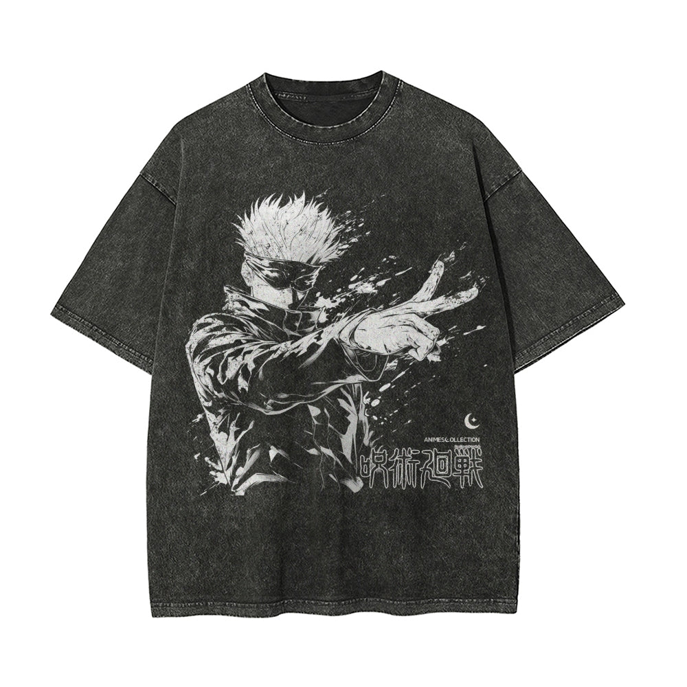 Gojo Satoru Vintage T-shirt | Jujutsu Kaisen