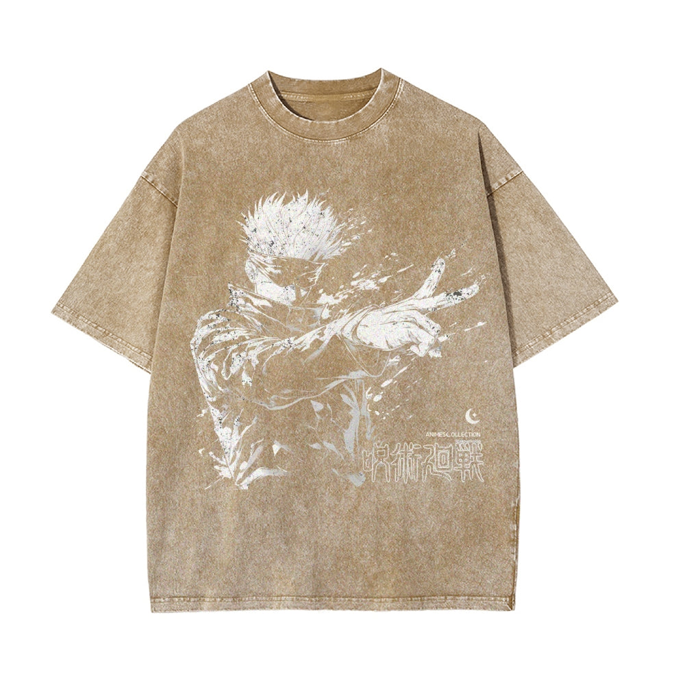 Gojo Satoru Vintage T-shirt | Jujutsu Kaisen