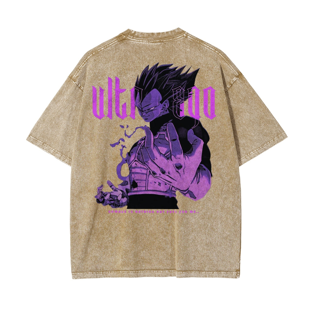 Vegeta Ultra Ego Vintage T-Shirt | Dragon Ball Super
