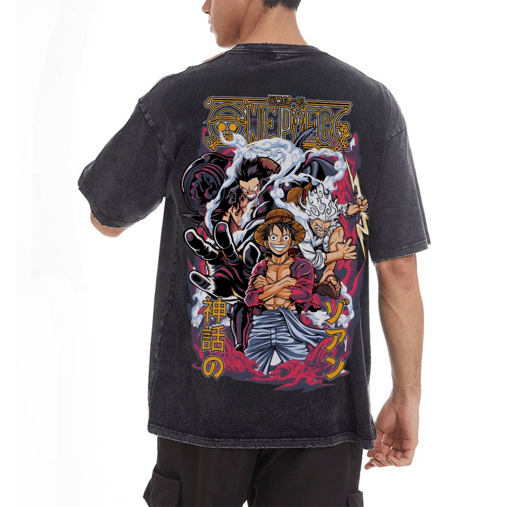 Luffy Vintage Oversized T-Shirt | One Piece