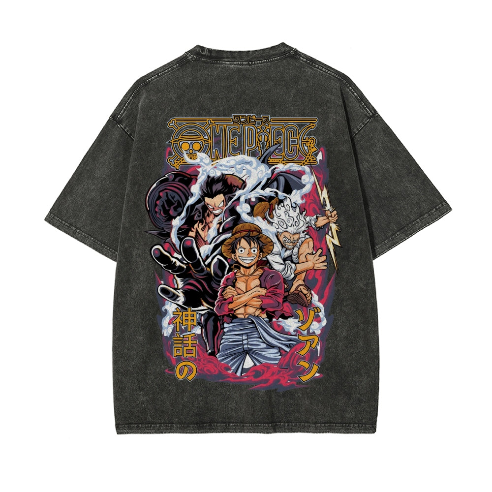Luffy Vintage Oversized T-Shirt | One Piece