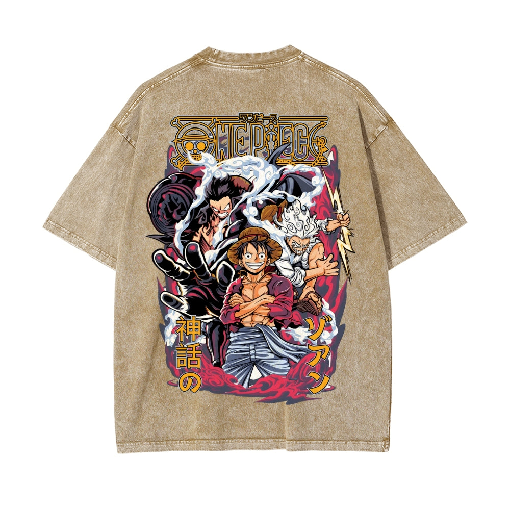 Luffy Vintage Oversized T-Shirt | One Piece