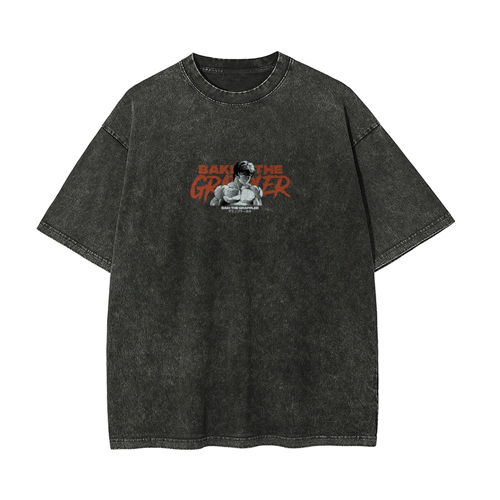Baki Hanma Baki Vintage Oversized T-Shirt | The Grappler