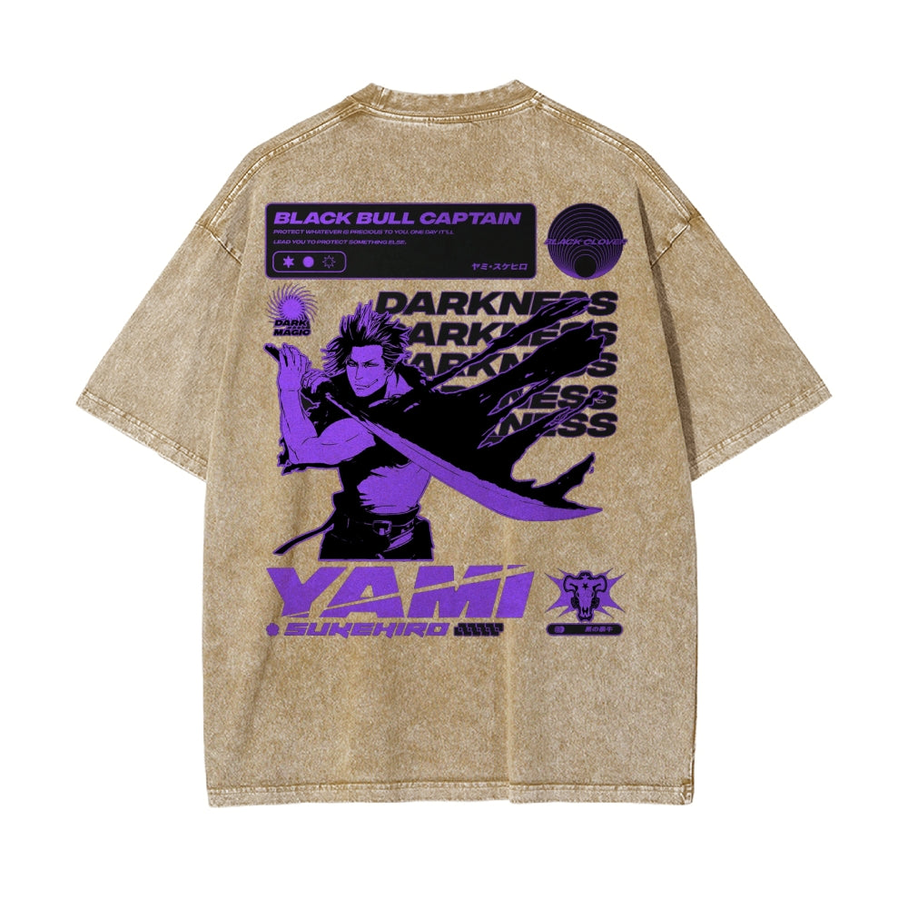 Yami Vintage Oversized T-Shirt | Black Clover