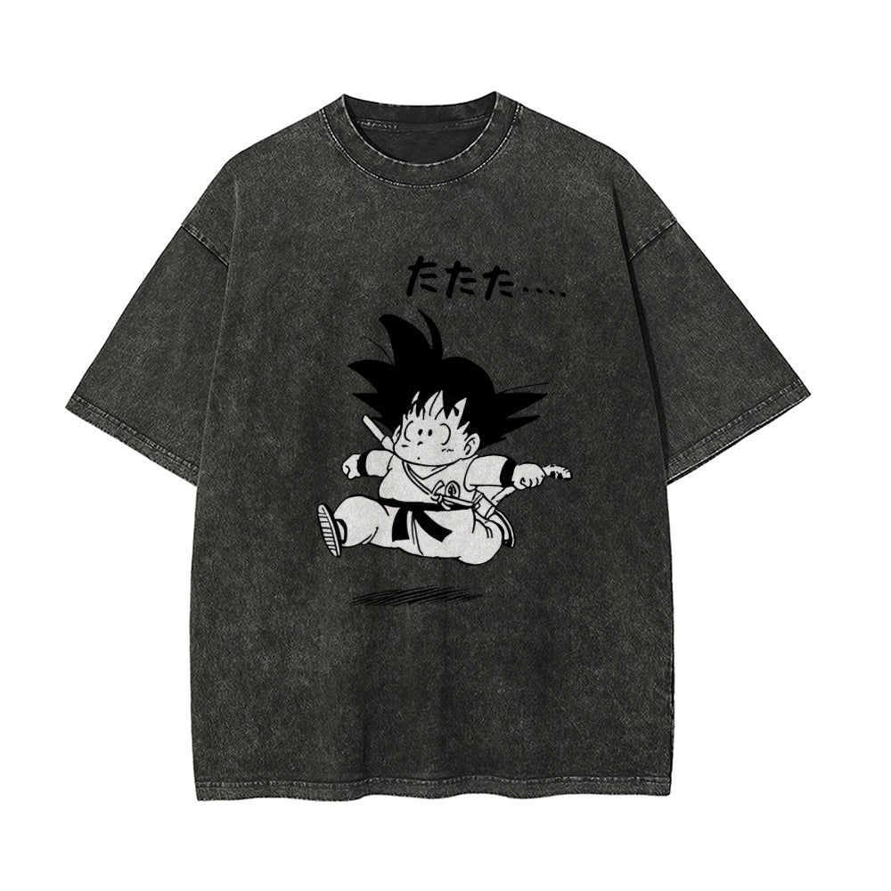 Q EDITION GOKU Vintage T-Shirt | DRAGON BALL SUPER