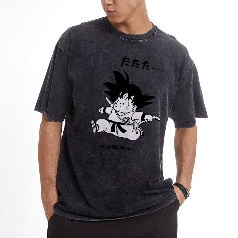 Q EDITION GOKU Vintage T-Shirt | DRAGON BALL SUPER