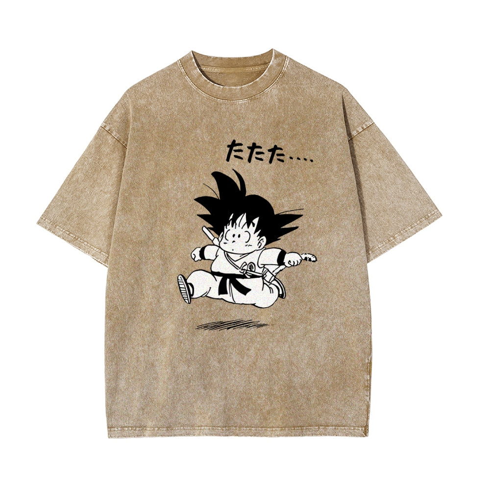 Q EDITION GOKU Vintage T-Shirt | DRAGON BALL SUPER