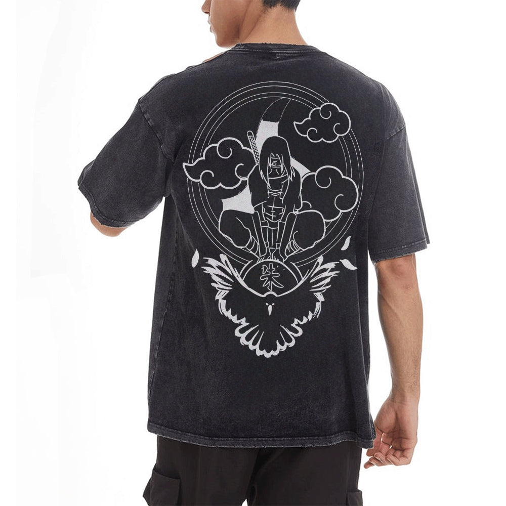 Itachi Vintage Oversized T-Shirt | Naruto