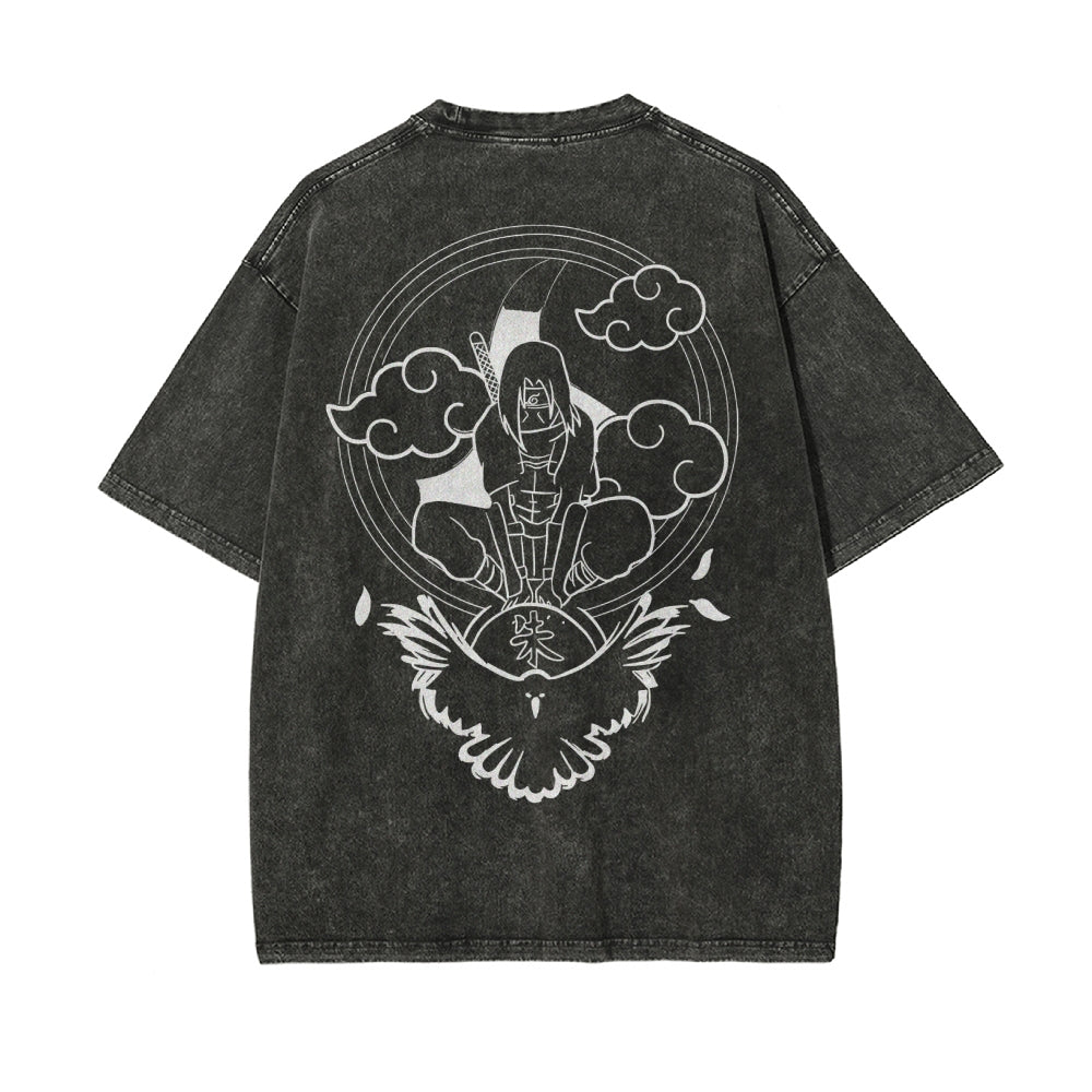 Itachi Vintage Oversized T-Shirt | Naruto