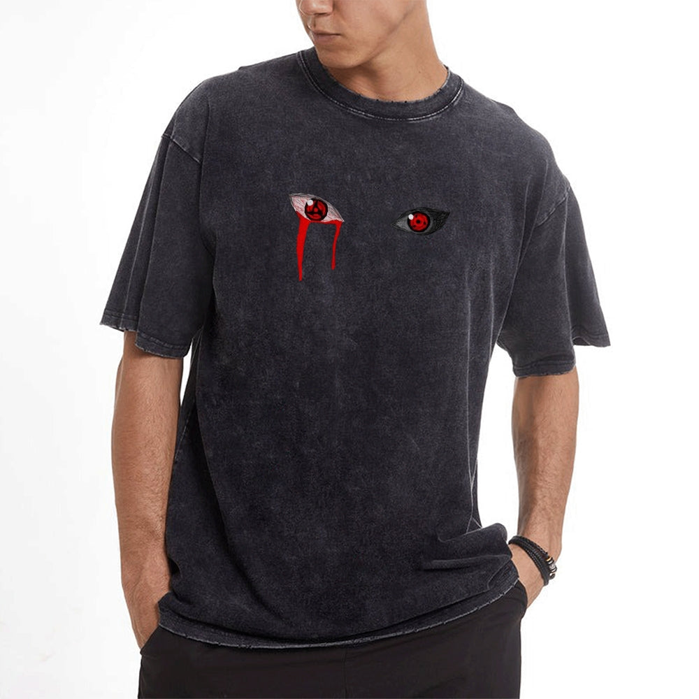 Obito Vintage Oversized T-Shirt | Naruto Shippuden