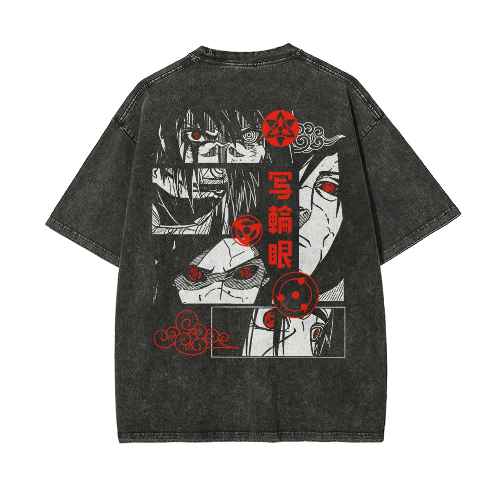 Obito Vintage Oversized T-Shirt | Naruto Shippuden