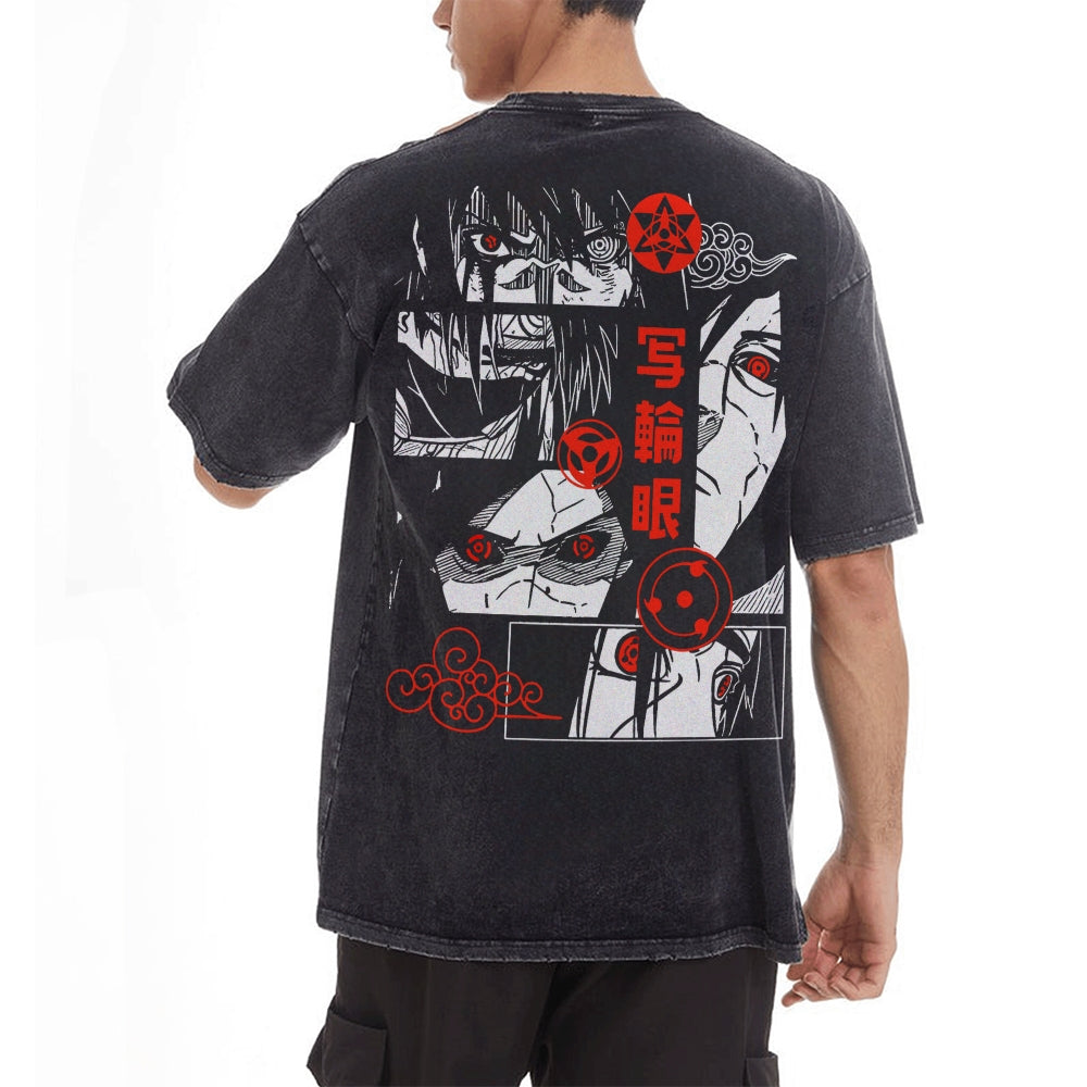 Obito Vintage Oversized T-Shirt | Naruto Shippuden