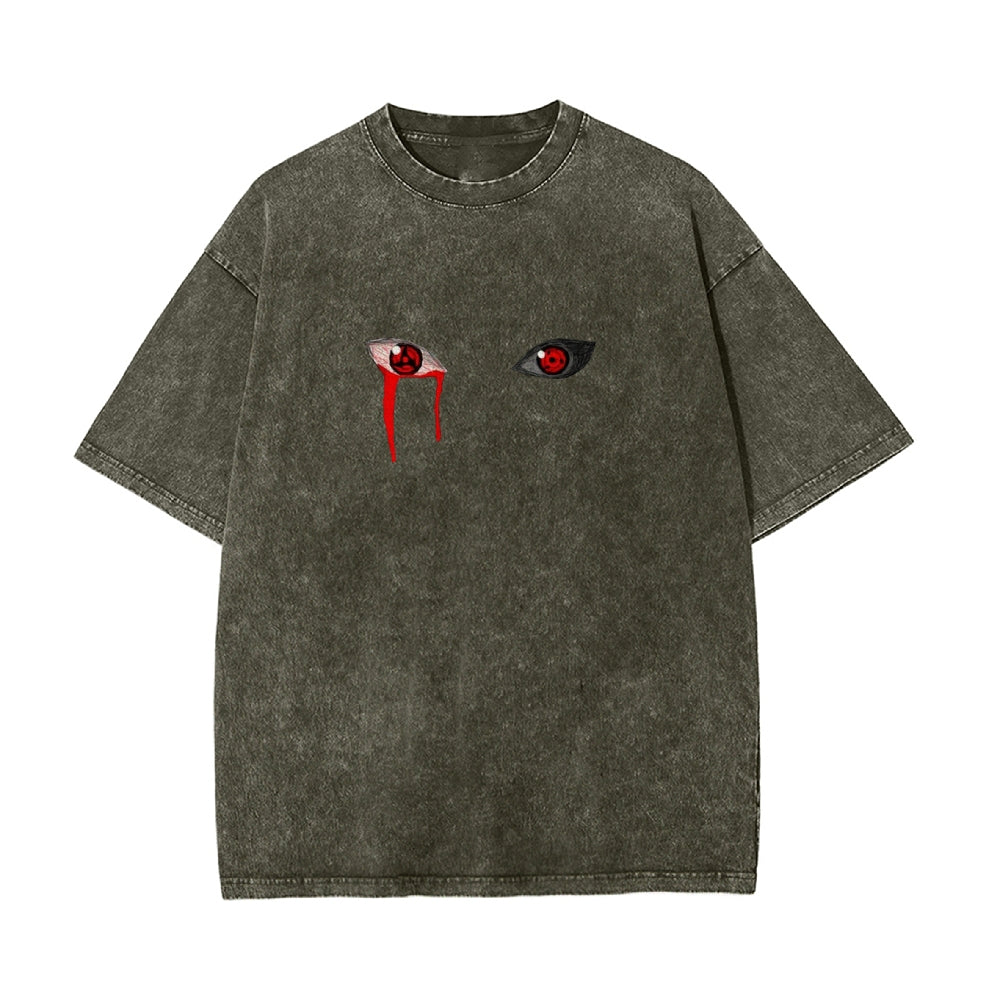 Obito Vintage Oversized T-Shirt | Naruto Shippuden