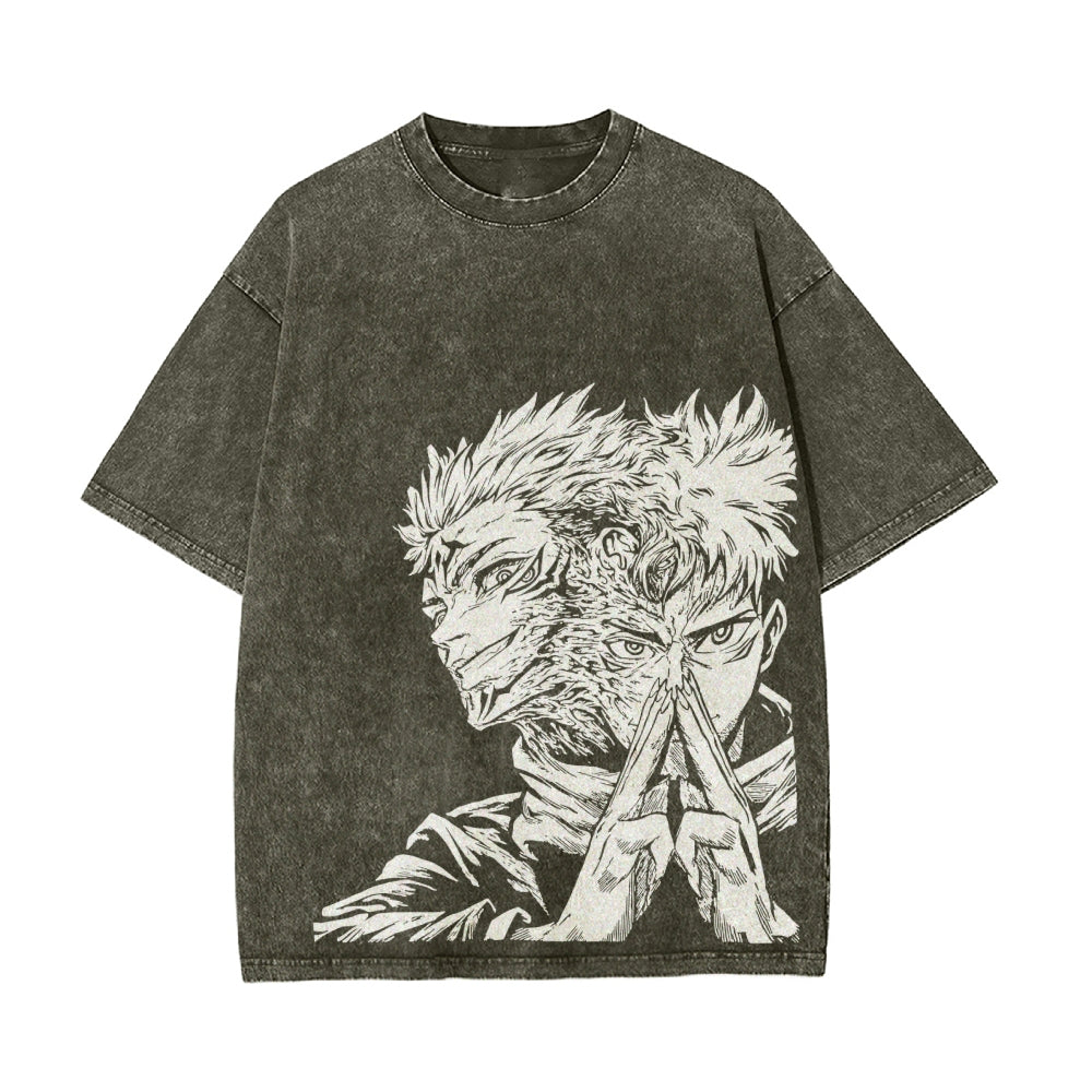 Sukuna VINTAGE T-SHIRT | JUJUTSU KAISEN