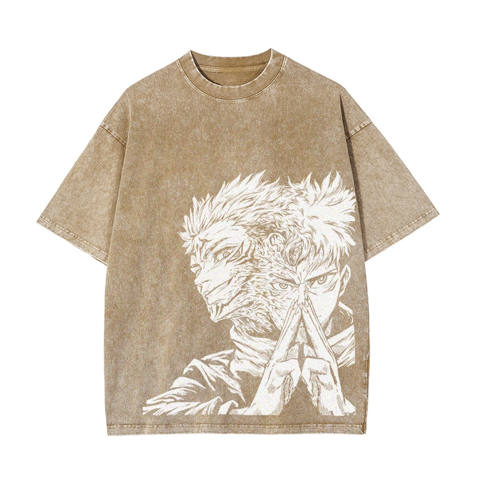 Sukuna VINTAGE T-SHIRT | JUJUTSU KAISEN