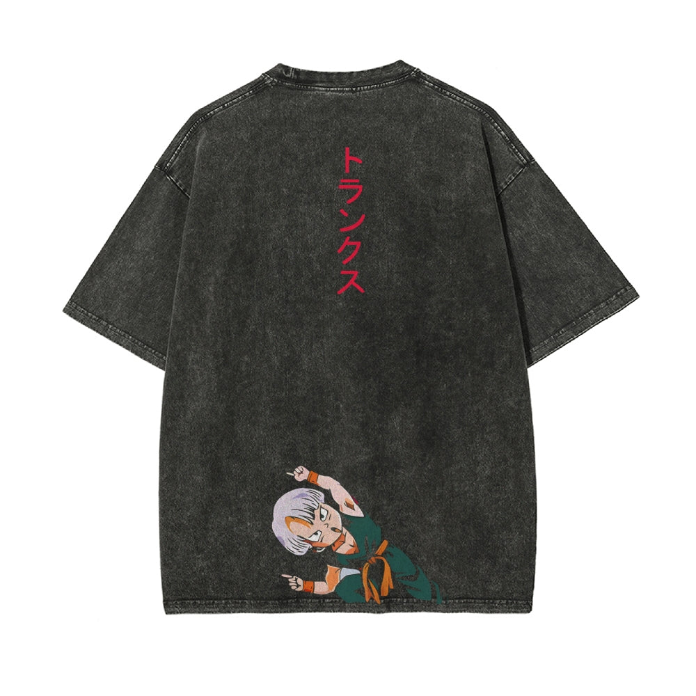 Q EDITION Trunks Vintage T-SHIRT | DRAGON BALL SUPER