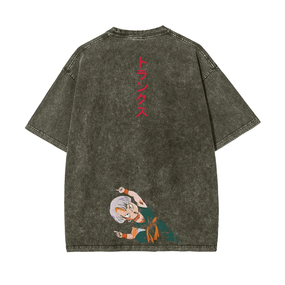 Q EDITION Trunks Vintage T-SHIRT | DRAGON BALL SUPER