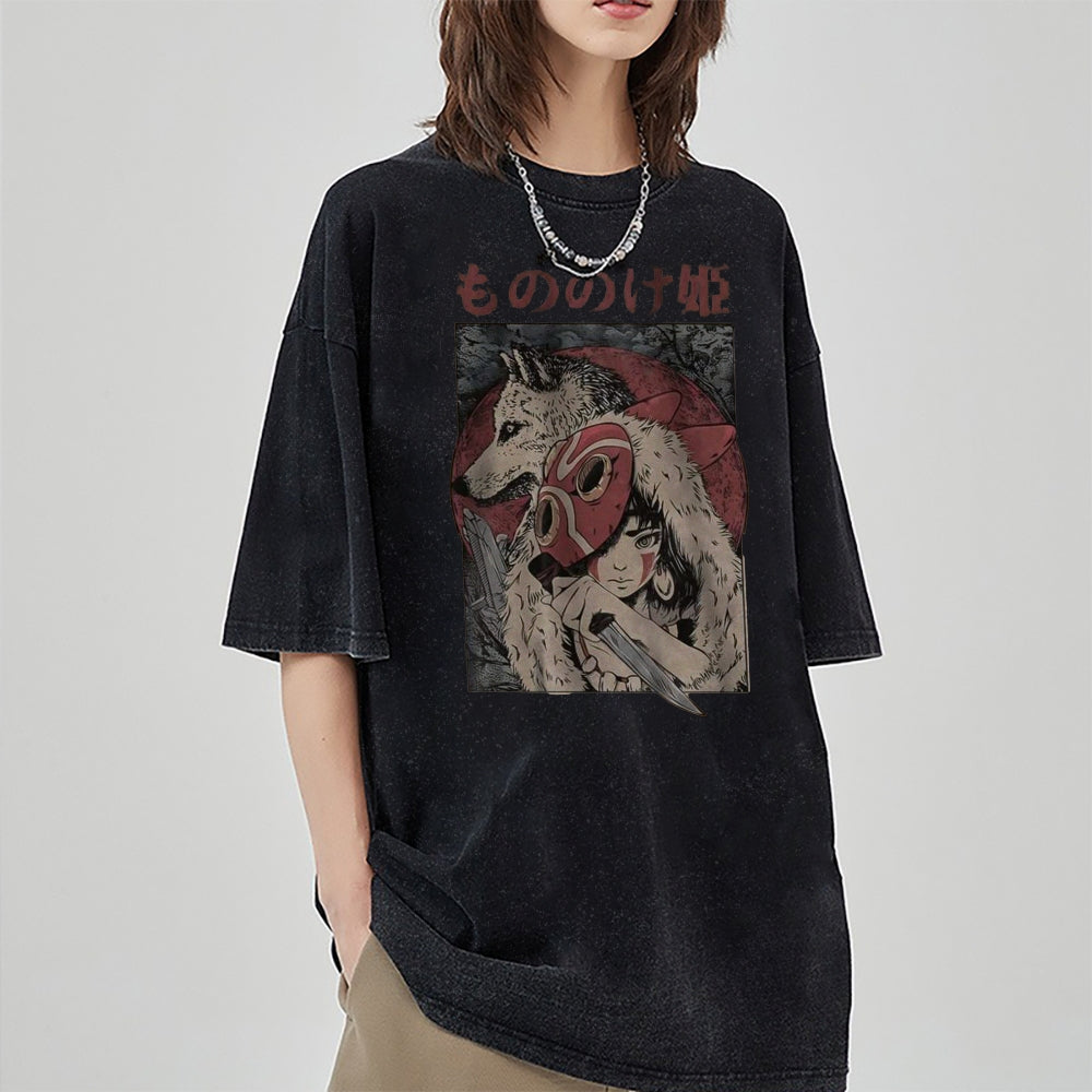 Princess Mononoke Shirt, Studio Ghibli Shirt, Anime Shirt, Vintage T-Shirt
