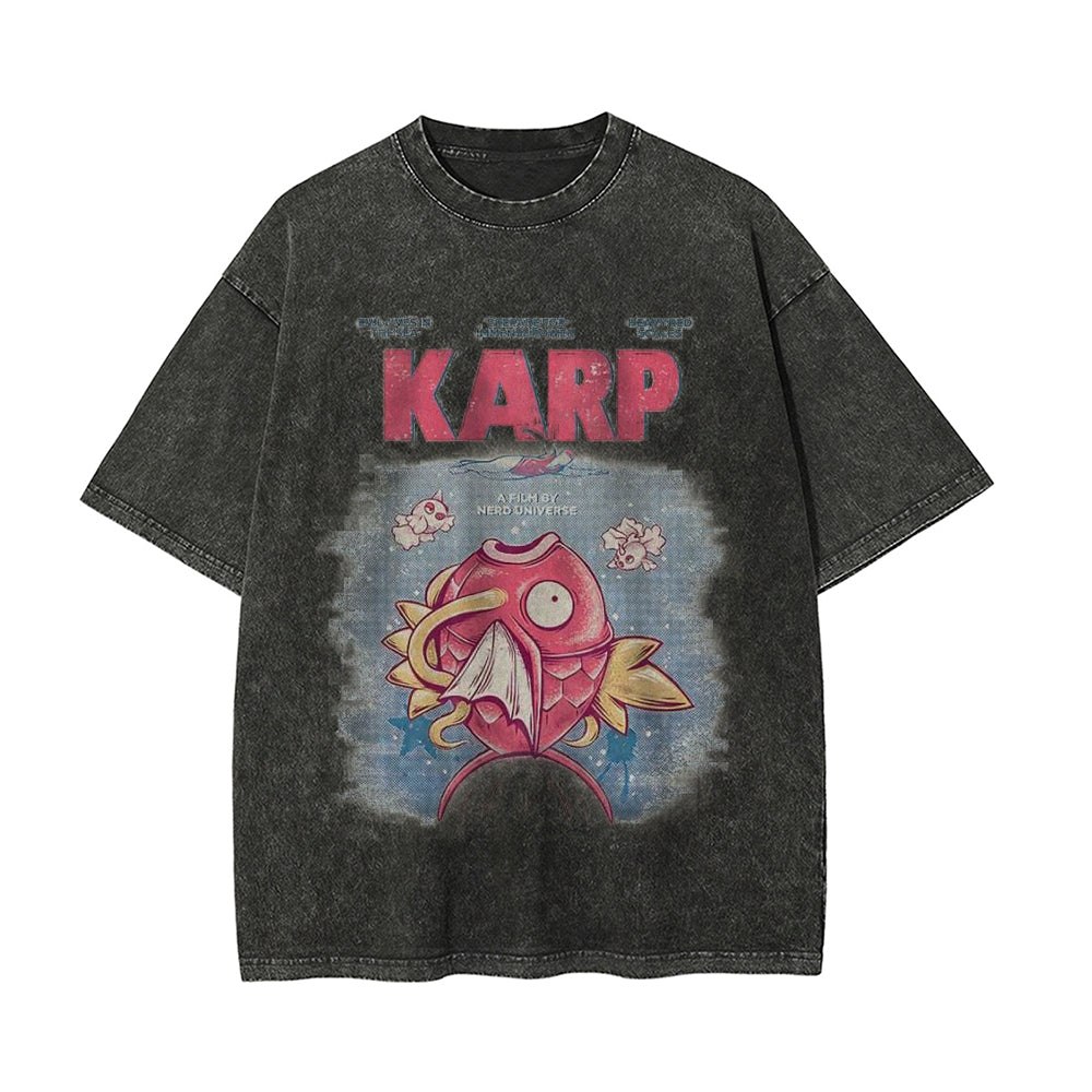 Jaws x Magikarp Shirt, Pokemon Shirt, PKM Shirt, Anime Shirt, Vintage T-Shirt | Pokemon