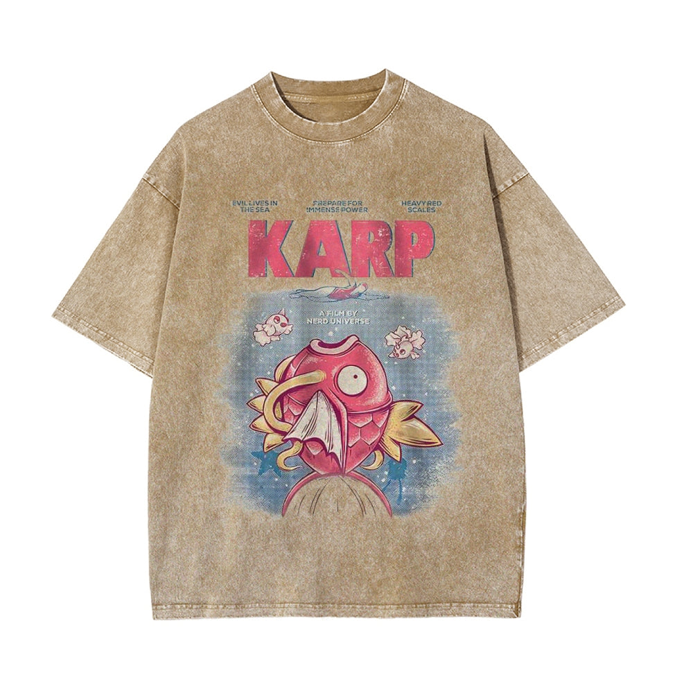 Jaws x Magikarp Shirt, Pokemon Shirt, PKM Shirt, Anime Shirt, Vintage T-Shirt | Pokemon