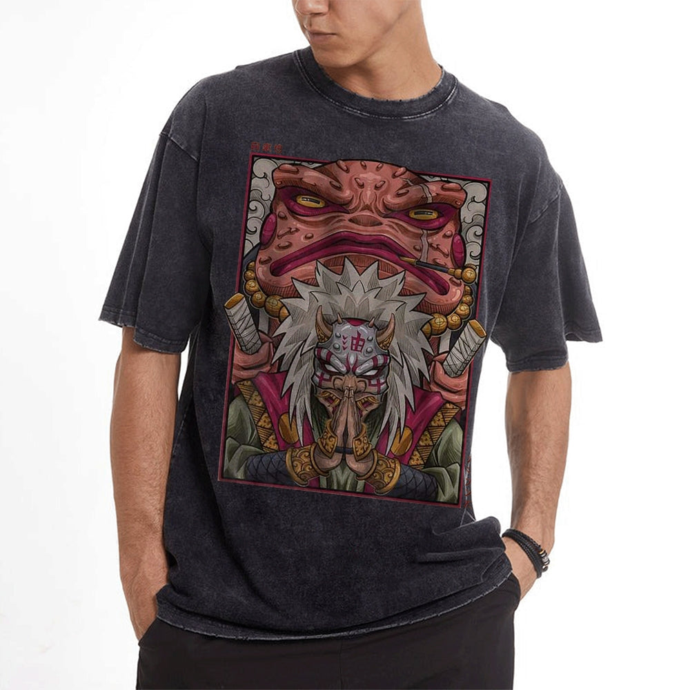 Jiraiya Shirt, Naruto Shirt, Anime Shirt, Vintage T-Shirt
