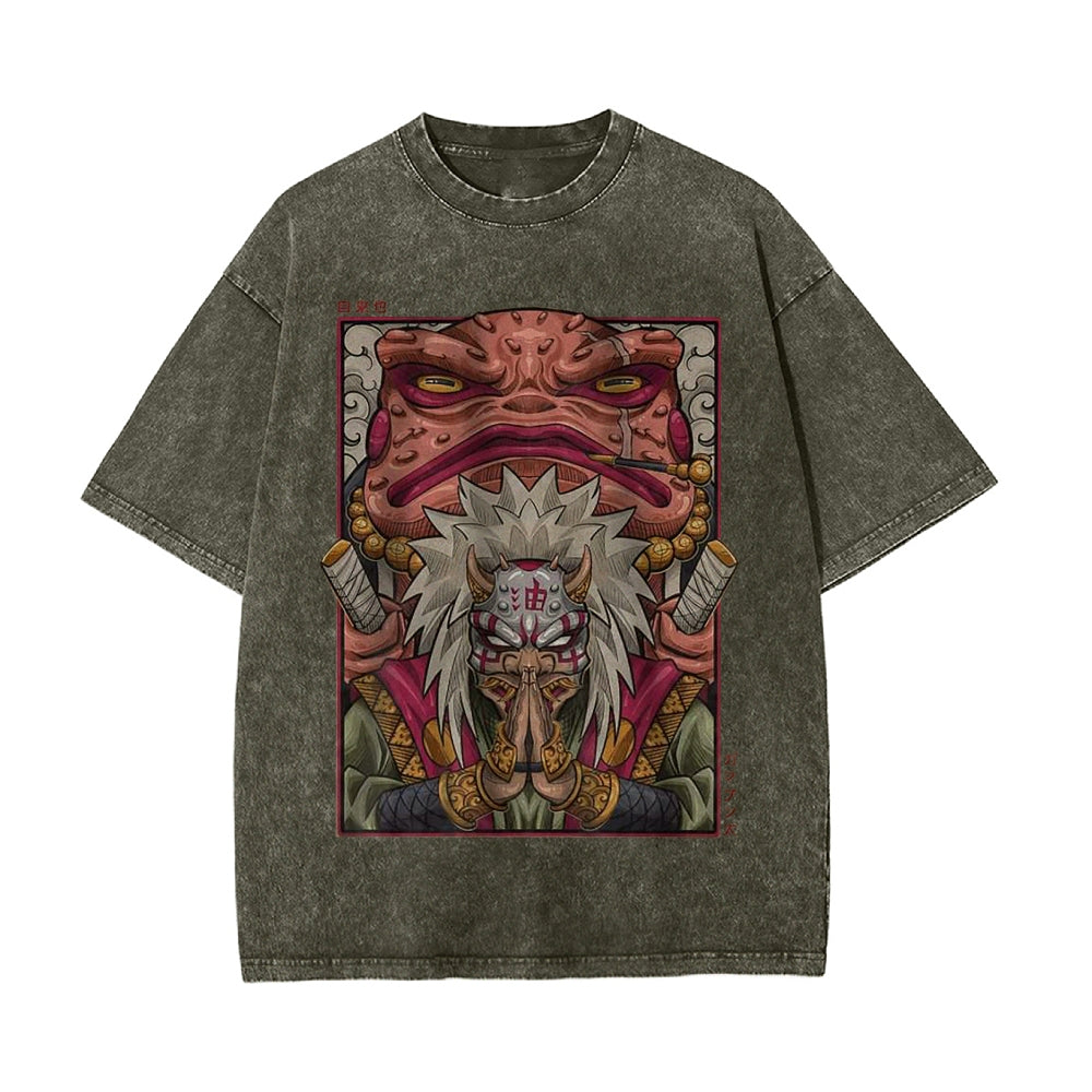 Jiraiya Shirt, Naruto Shirt, Anime Shirt, Vintage T-Shirt