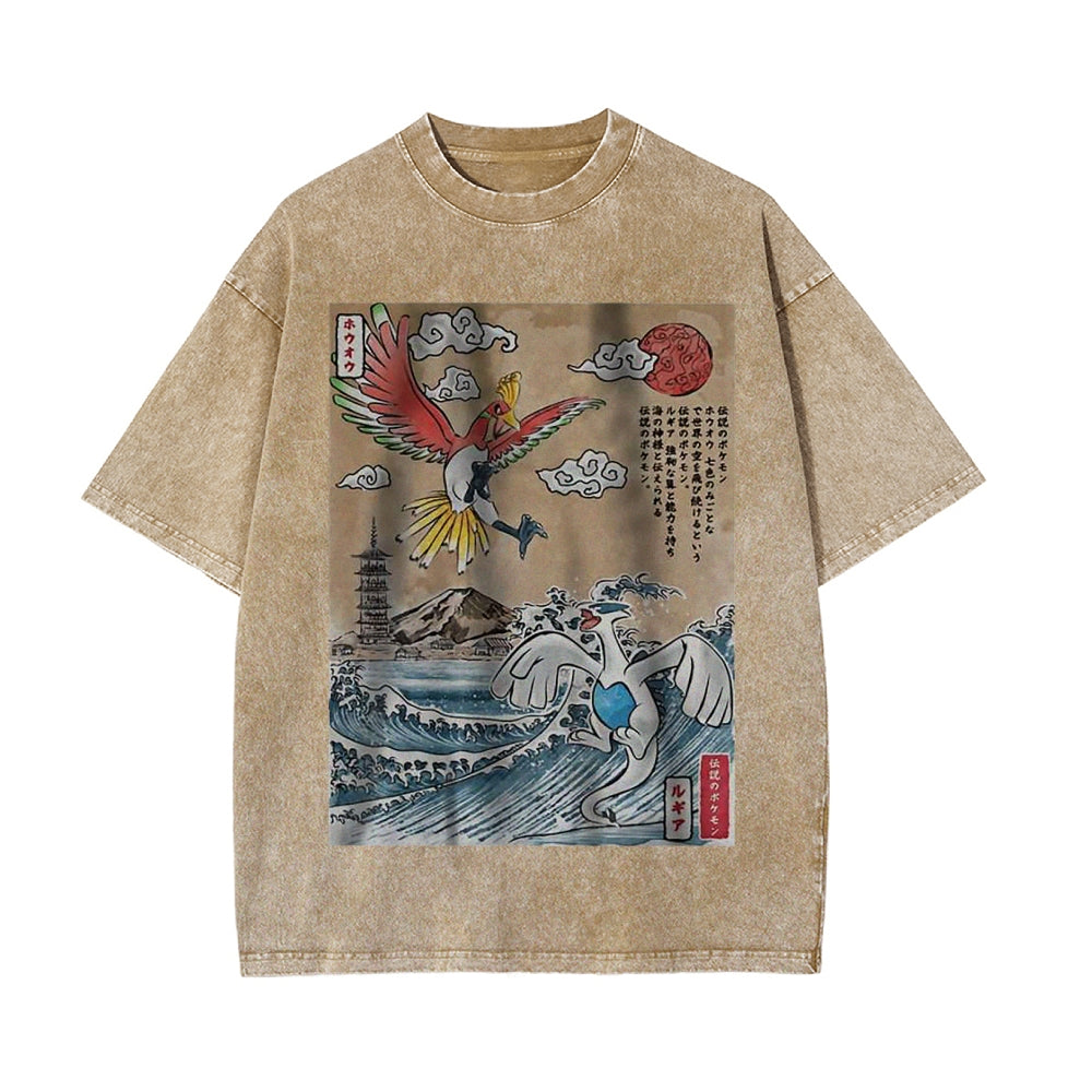 Lugia vs Ho-oh Shirt, Pokemon Shirt, Anime Shirt, Vintage T-Shirt | Pokemon