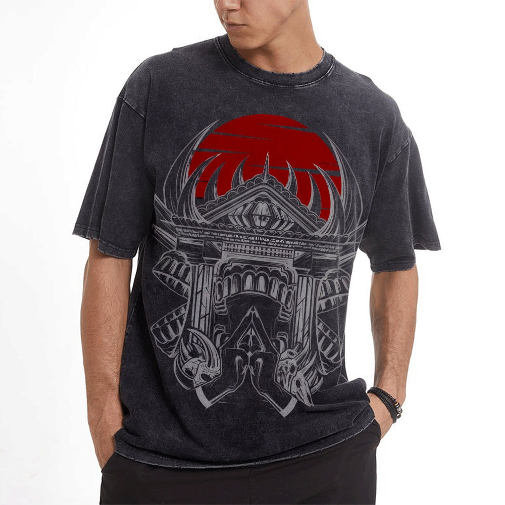 Shrine Vintage Oversized T-Shirt | Jujutsu Kaisen