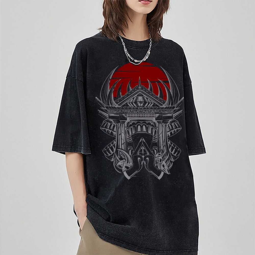 Shrine Vintage Oversized T-Shirt | Jujutsu Kaisen