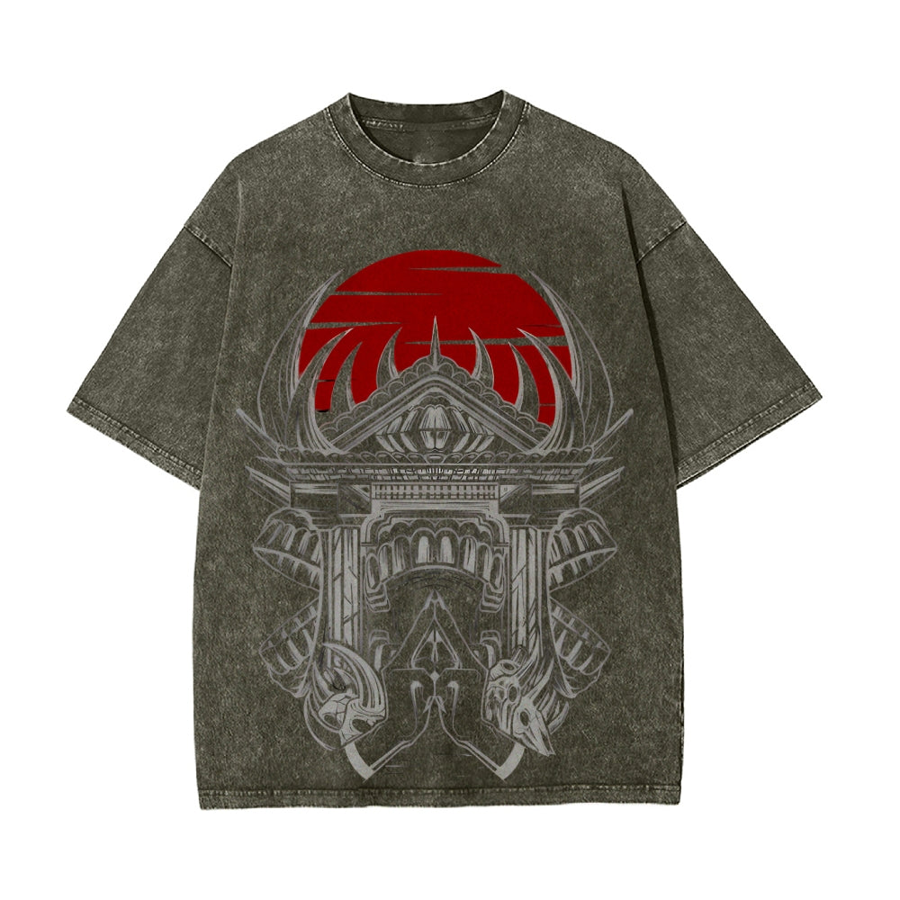 Shrine Vintage Oversized T-Shirt | Jujutsu Kaisen