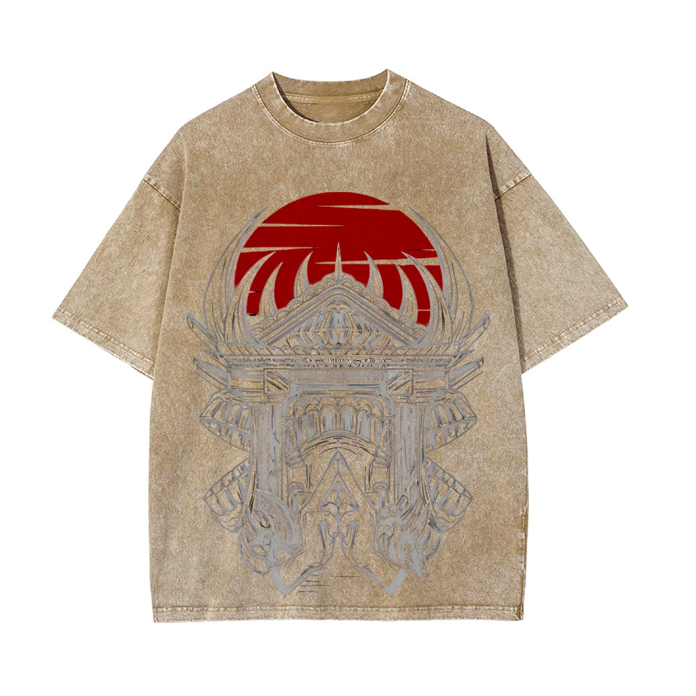 Shrine Vintage Oversized T-Shirt | Jujutsu Kaisen