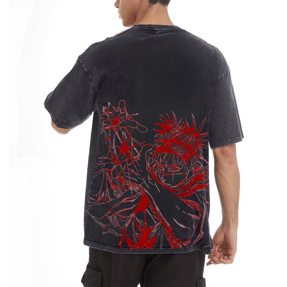 Choso Vintage Oversized T-Shirt | Jujutsu Kaisen