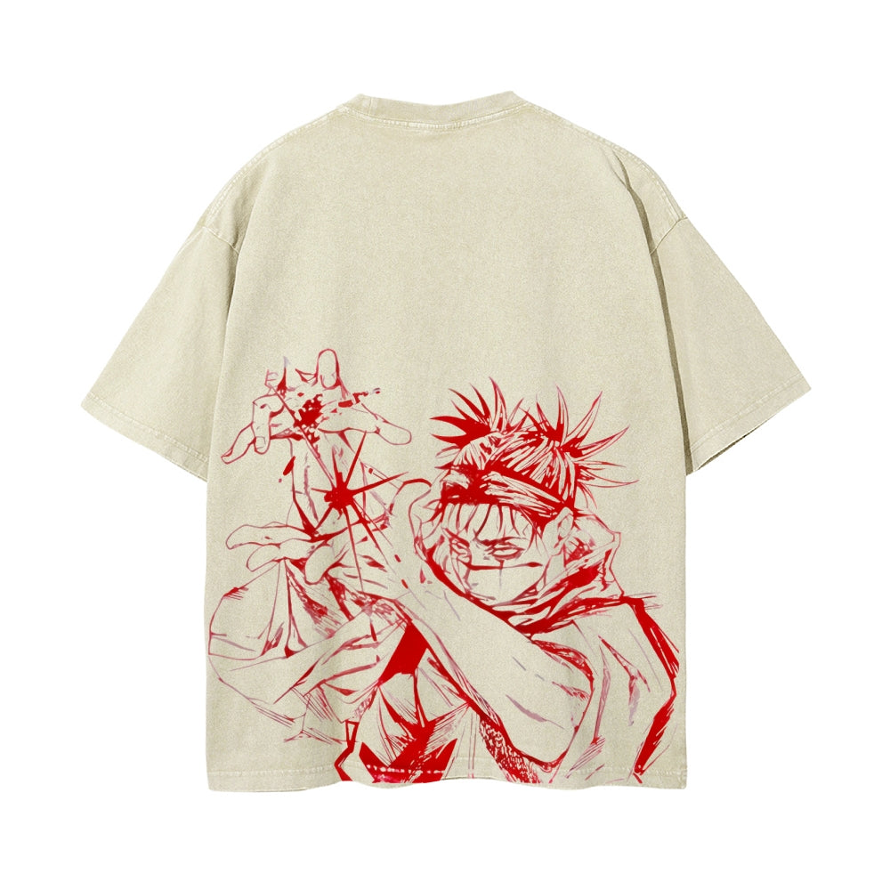 Choso Vintage Oversized T-Shirt | Jujutsu Kaisen