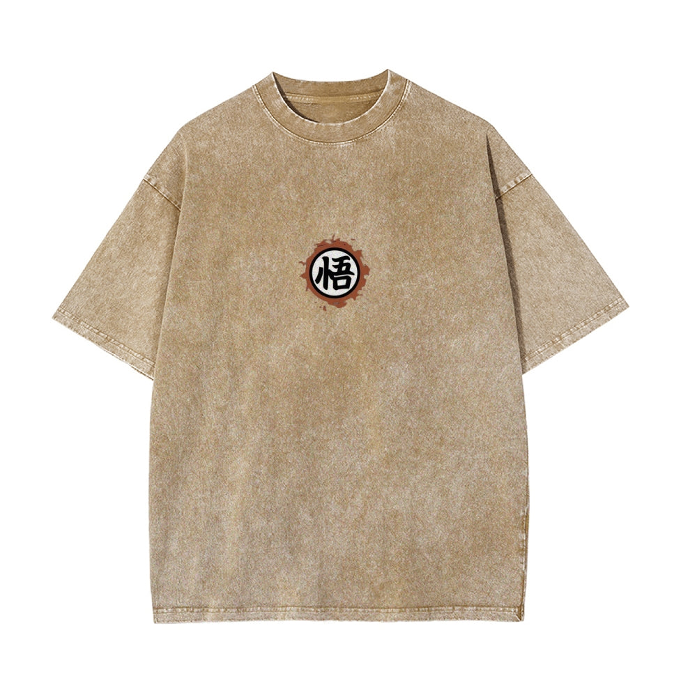 Son Goku Vintage Oversized T-Shirt | Dragon Ball Super